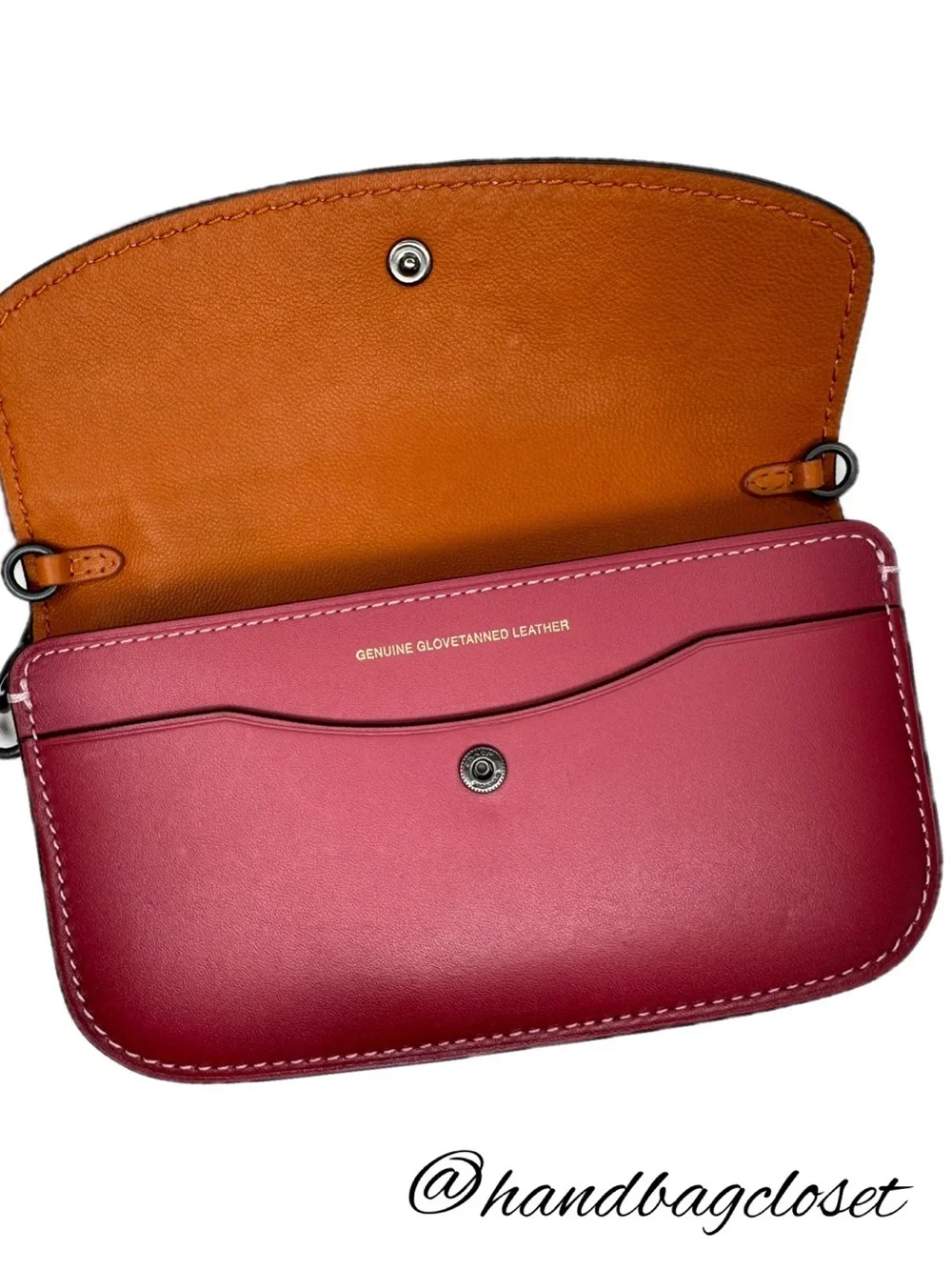 Coach 1941 Pink Glovetanned Clutch Wristlet Wallet